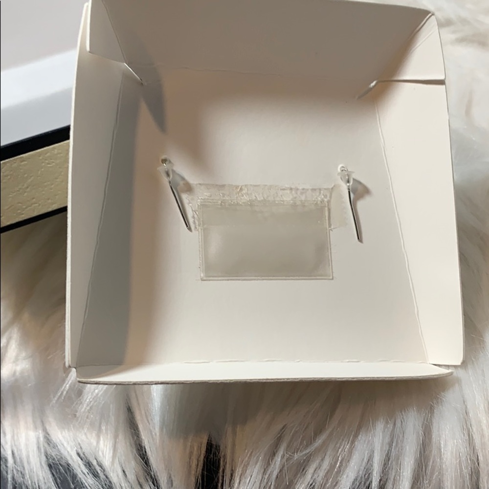 Final 👉🏽 Red ❤️ Bridge diamond stud earrings necklace R H Macy - Picture 4 of 6